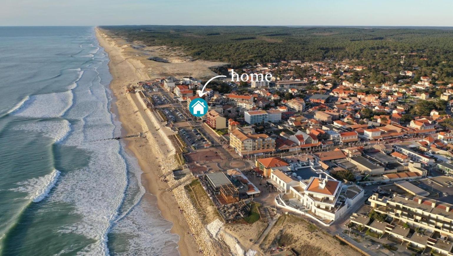 Studio Vue Imprenable Sur Ocean Lacanau Zewnętrze zdjęcie